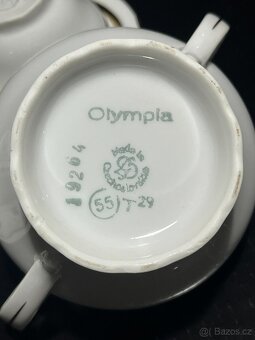 Starožitný čajový/kávový servis Olympia - 5
