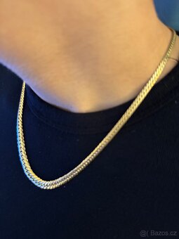Zlatý dámský řetízek - 5