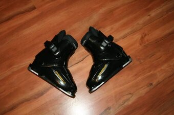 lyže Dynamic 90 cm , lyžáky salomon - 5