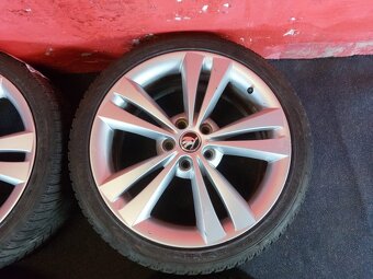 ALU disky 5x112 R18 se zimními pneu 225/40 R18 - 5