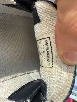 Giorgio Armani pánské mokasíny - unikát modrá kůže vel. 44 - 5