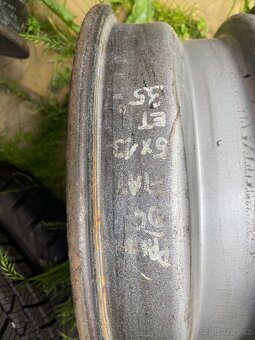 Originální Fiat 4x disk kolo ráfek sada Cema za sadu 500kc - 5
