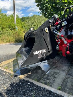 Hydraulická lopata klapačka pro čelní nakladač, žralok - 5