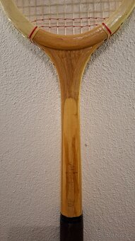 Stará drevená tenisová raketa - ARTIS Sport, výborný stav - 5
