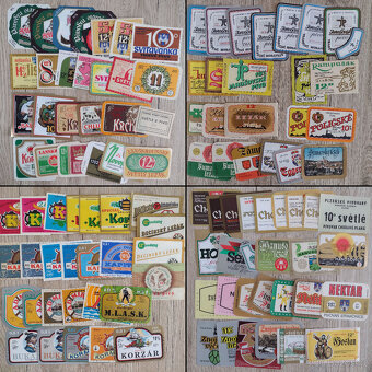 Predám staré pivné etikety - Česko - 5