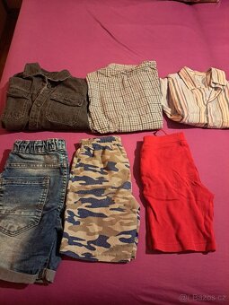 Balík dětského oblečení pro kluka, vel. 116-128,  32 ks - 5