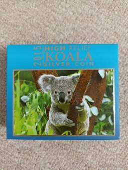 stříbrná mince High Relief Koala 2015 - 5