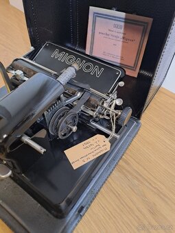 Psací stroj Mignon N'3 - 5