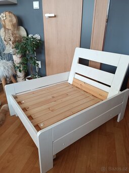 Dřevěné rozkládací křeslo ( gauč) - 5