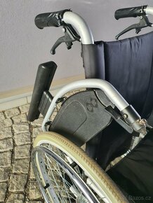 invalidní vozík, sundavací kola, 4 brzdy - 5