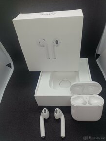 Bezdrátová sluchátka Apple AirPods, zánovní, záruka - 5