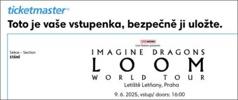 2x STANDING - Imagine Dragons - 9.6 Praha Letňany - 5