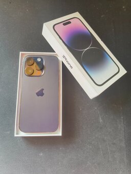 iPhone 14 Pro 128 GB Deep Purple - záruka 6/2026 - top stav - 5