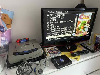 Sega Saturn + 64gb - 5