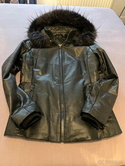 Kožená bunda Kara, málo nošená, vel. 38 - 5