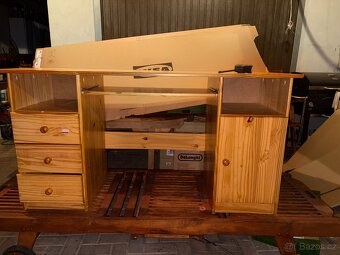 Dětský psací stůl masiv borovice - 5