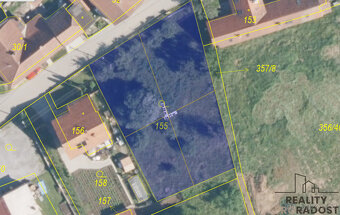 Prodej pozemku k výstavbě rodinného domu 978m2 v centru Habr - 5