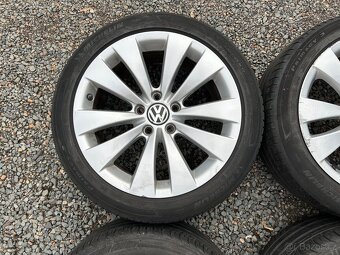 Alu orig letní sada VW Phoenix 5x112 8J ET41 225/45 R17 - 5