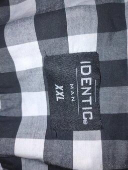 Dvě černobílé hezké košile, téměř nenošené. Vel.XXL - 5