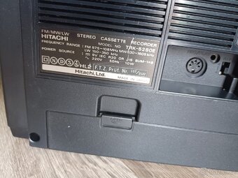 Hitachi TRK 5280E radiomagnetofon retro kazeťák - 5