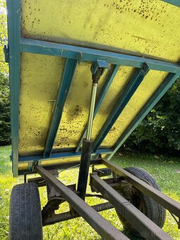 Vozík za malotraktor ,Hydraulický ,vlečka - 5