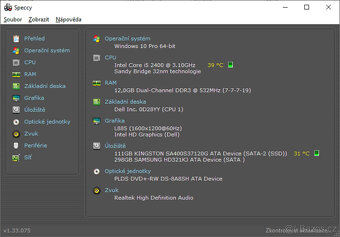 PC Dell - Intel Core i5-2400, RAM 12GB, SSD 120GB, HDD 320GB - 5