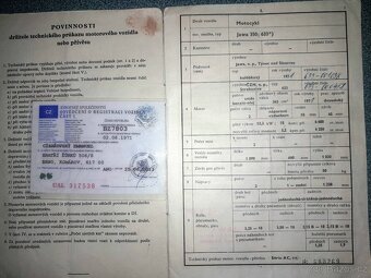 Jawa 350/633 Bizon rok výroby 1971 - 5