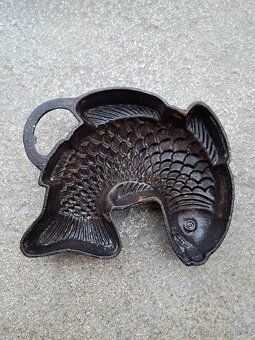 Litinová forma ve tvaru ryby - 5