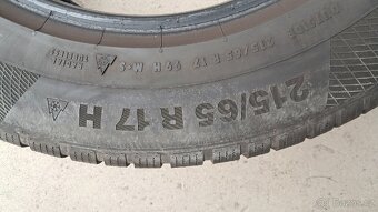 4x zimní pneu 215/65 R17 - 5