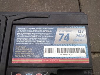Autobaterie 12V 74AH - 5