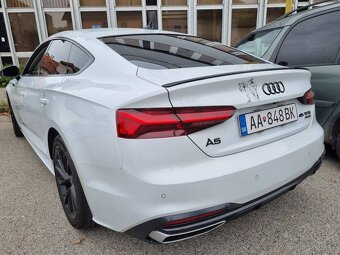 AUDI A5 S5 RS5 B9 spoiler kridlo lipko na kufor - 5