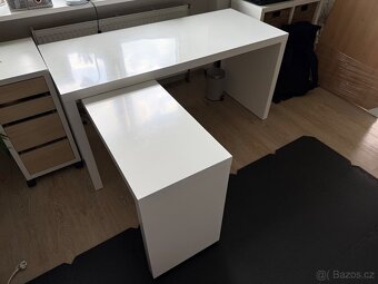 psací stůl IKEA MALM bílý - 5