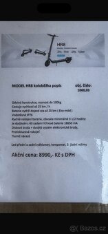 Model HR8 koloběžka - 5