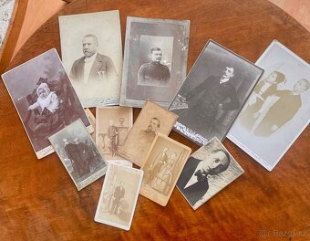 Staré fotografie + kabinetky lidé - různé doby - 5