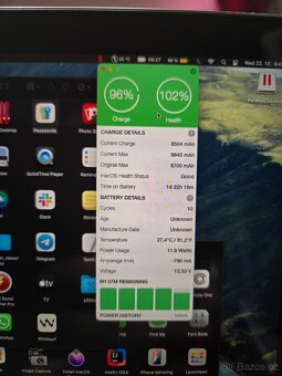 Retina Macbook Pro 15 2016,i7/16GB/1TB/Nová baterie 102wh - 5