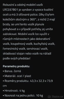 Nový robustní mobilní vozík - 5