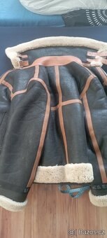 Kožená pánská bunda pilotka Diesel - 5