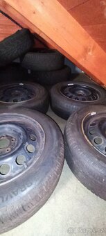 Letní pneumatiky 215/55 R16 V na plech. ráfcích - 5