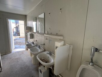 Sanitární / WC / kontejner 3x WC / 4x Pisoár / 6m délky - 5