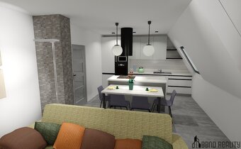 Prodej podkrovního bytu 2+kk s balkónem v Ketkovicích - 5