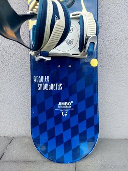 Snowboard GRAVITY včetně vázání, 138 cm + boty - 5