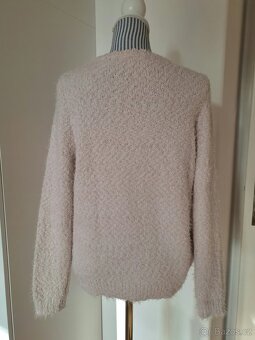 Světle růžový svetr Camaieu, vel. L - 5