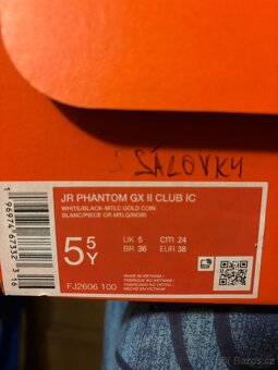 Sálovky NIKE JR PHANTOM (vel. 38) - 5