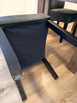 Jídelní stůl Vedde a 4 židle Bakkely - 5