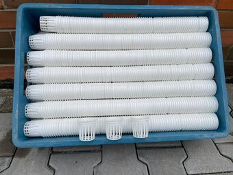 Hydroponické/pěstební košíčky bílé 5x5 cm použité - 5