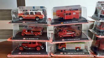 Hasičské modely AMERCOM 60 kusů Hasiči - 5
