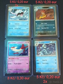 Pokémon karty 1 - 5