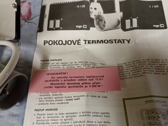 Pokojový termostat zásuvka teplota - 5