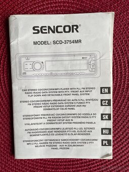 Sencor SCD-3754MR autorádio - 5