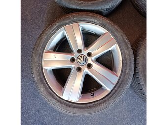 ALU disky VW 5x112 R17 s letními pneu 225/45 R17 - 5